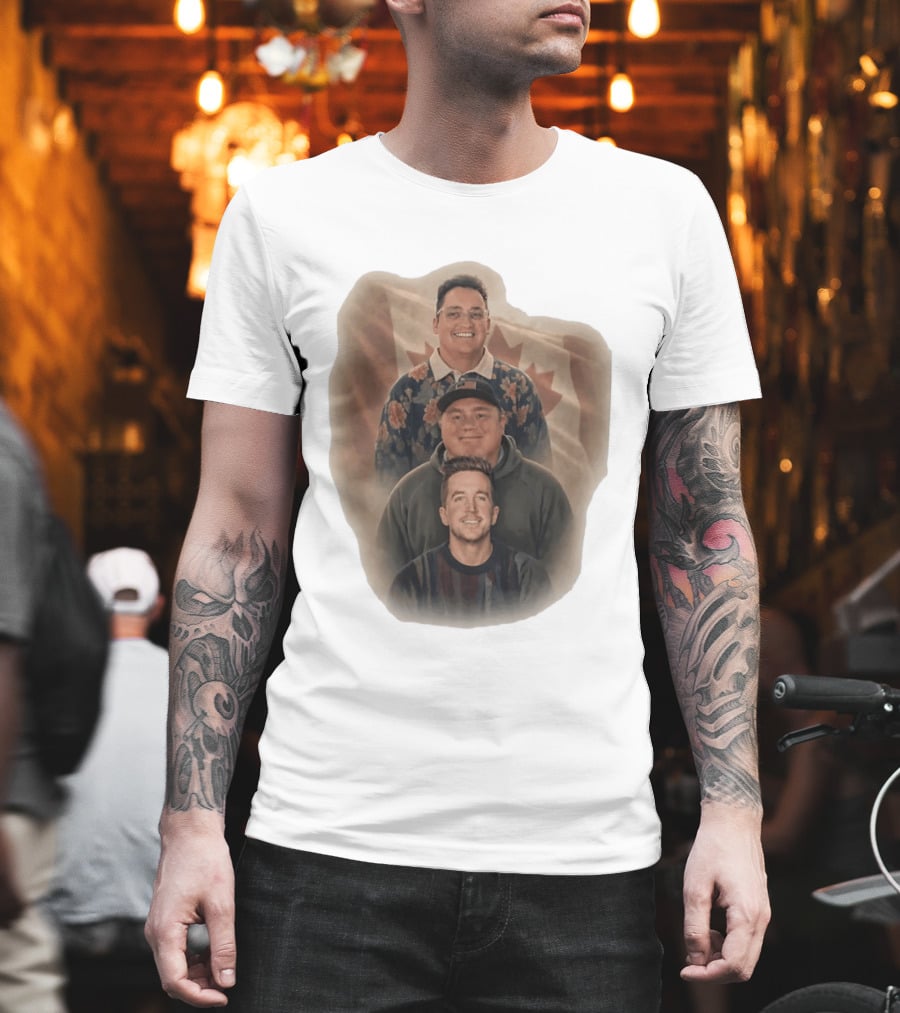 The Nelk Boys Kyle Forgeard SteveWillDoIt Canadian Flag T-Shirt