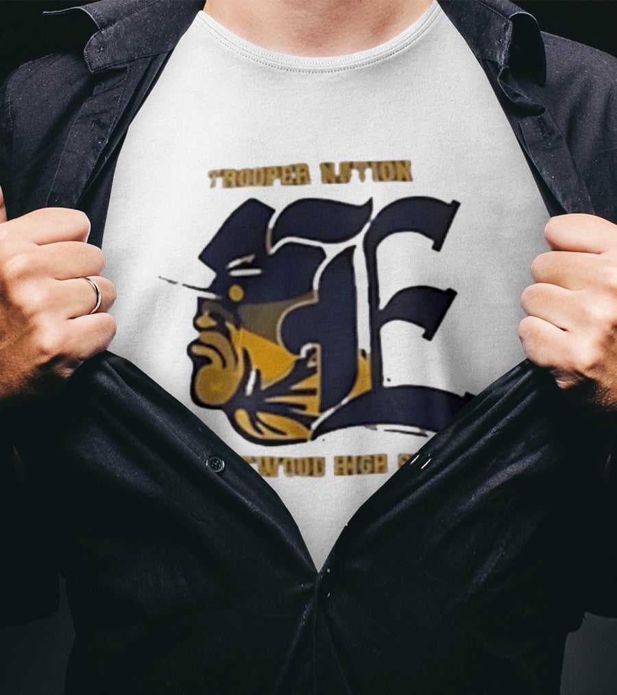 Trooper Nation Eastwood High School Football FE T-Shirt
