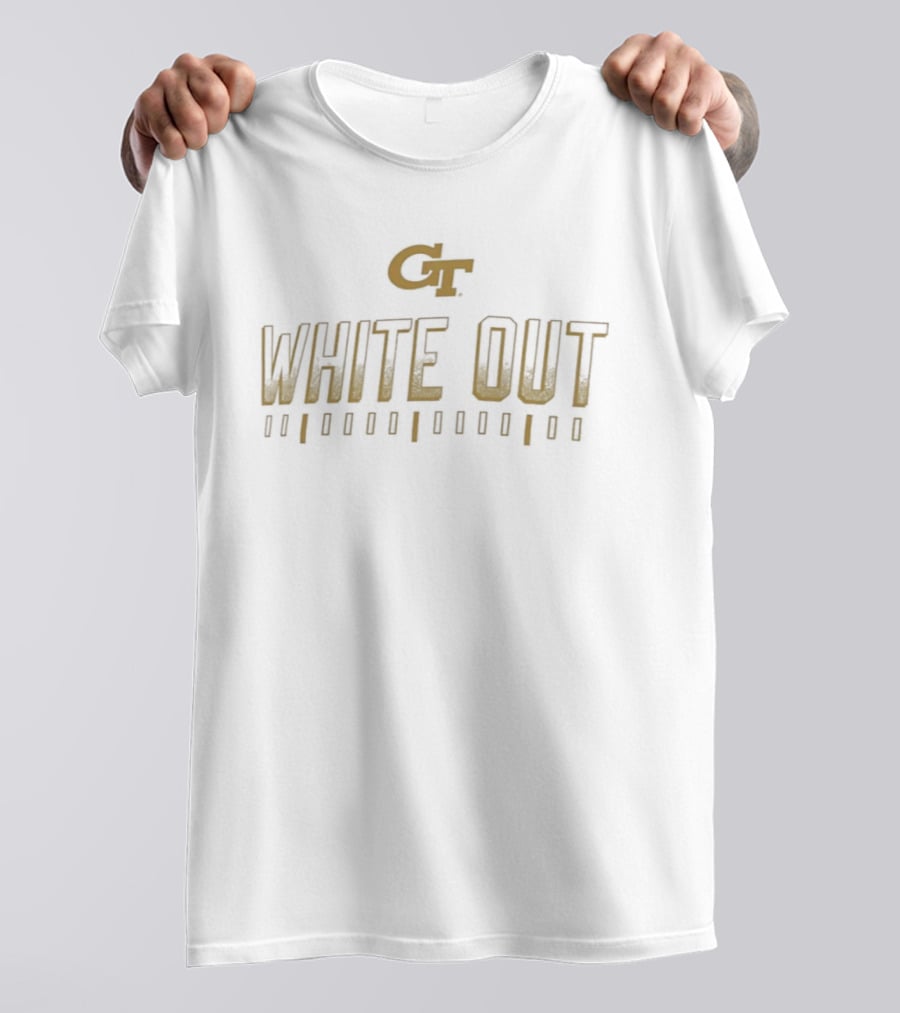 GT White Out Georgia Tech Yellow Jackets 2026 Football Season T-Shirt