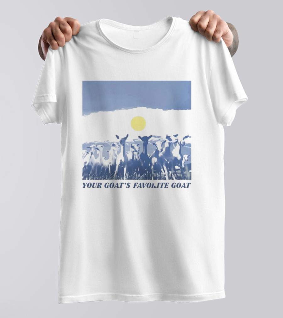 YOUR GOAT'S FAVORITE GOAT Moonlit Pasture T-Shirt