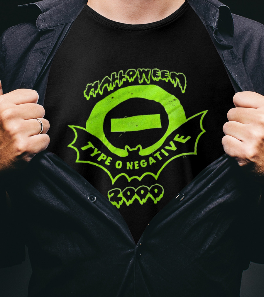 Halloween Type O Negative 2000 Gothic Metal Band T-Shirt