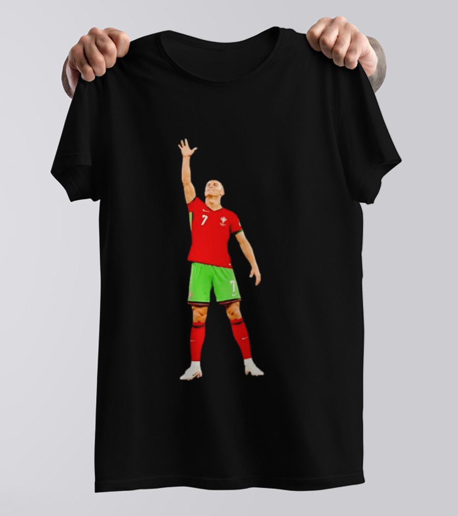 Cristiano Ronaldo 7 Portugal National Team Soccer Jersey T-Shirt