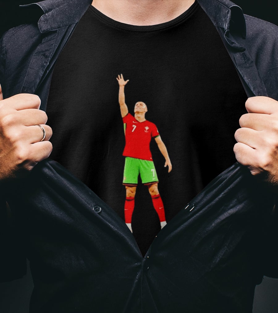 Cristiano Ronaldo 7 Portugal National Team Soccer Jersey T-Shirt
