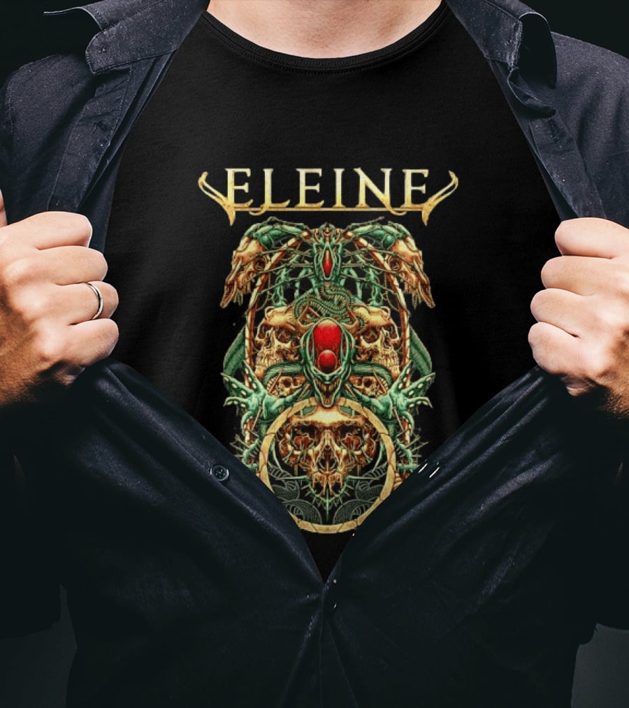 Eleine Symphonic Metal Band Skull And Serpent T-Shirt