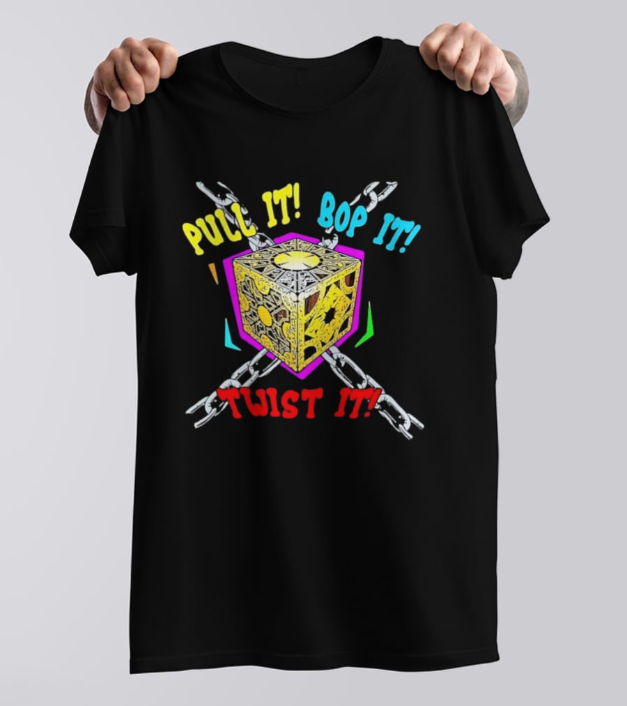 Lament Configuration Puzzle Box Pull It Bop It Twist It Chains Mashup T-Shirt