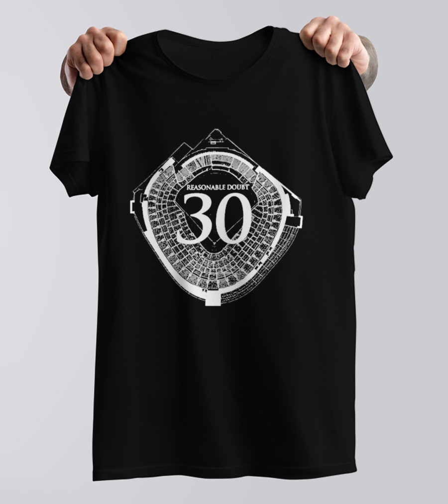 Jay Z Reasonable Doubt 30th Anniversary Yankee Stadium Concert Night 1 On July 10 2026 T-Shirt