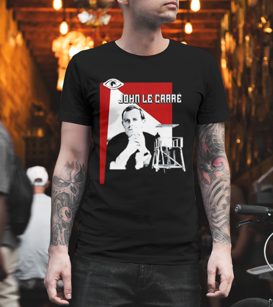 John Le Carré Spy Fiction Author Espionage Tower T-Shirt