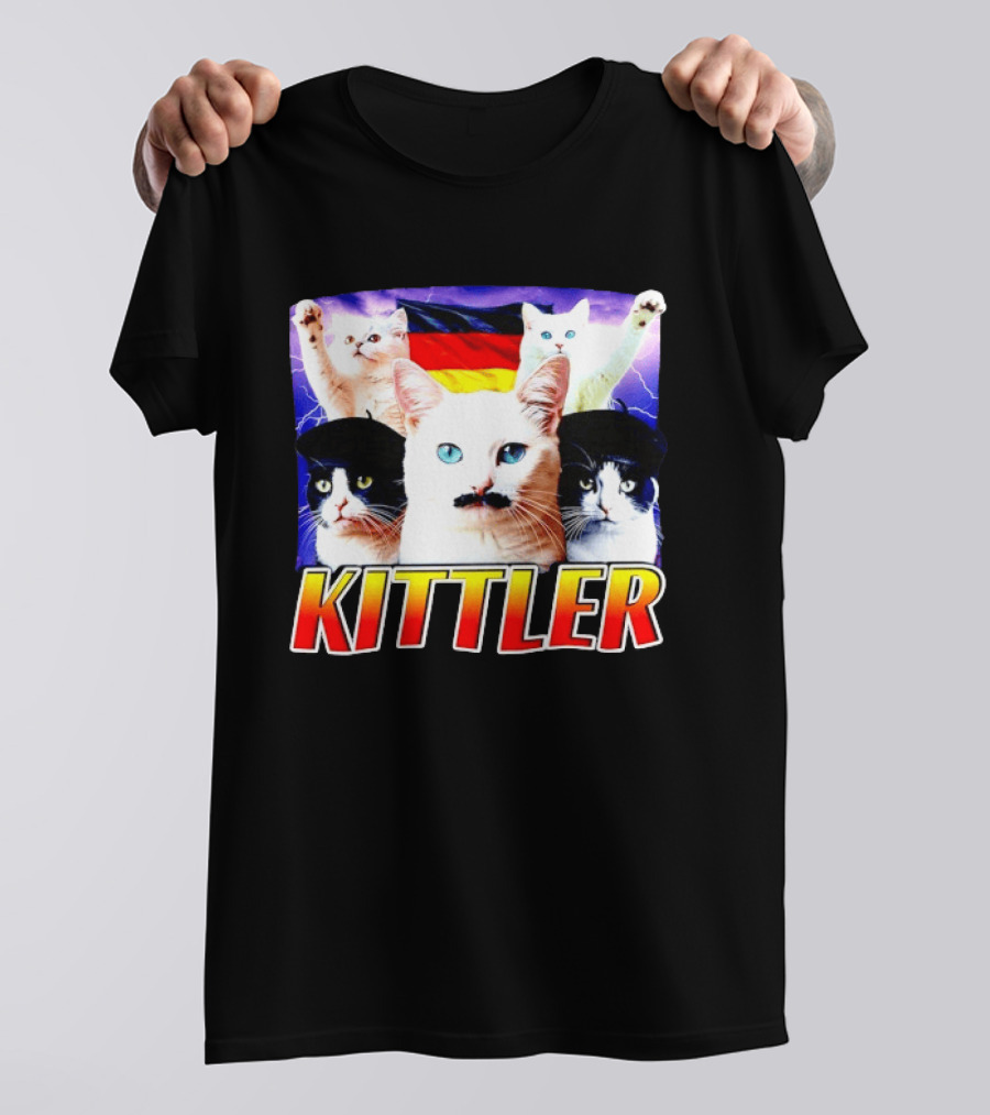Kittler Cats With German Flag And Cats T-Shirt