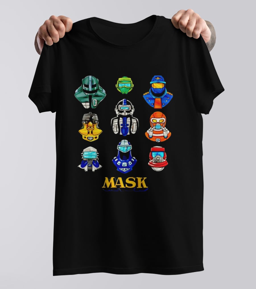 MASK Helmet 80s Cartoon Matt Trakker Iconic Collection T-Shirt