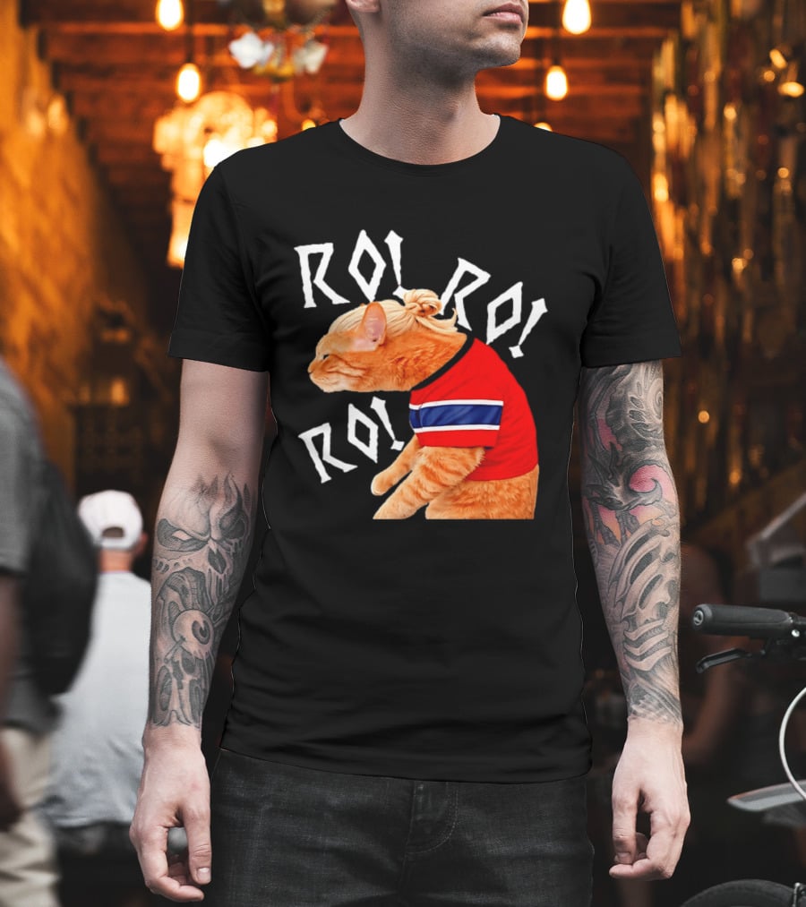 Ro Ro Ro Norwegian Cat El Michi Meme Norway T-Shirt