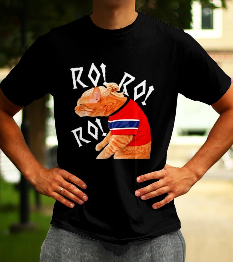 Ro Ro Ro Norwegian Cat El Michi Meme Norway T-Shirt