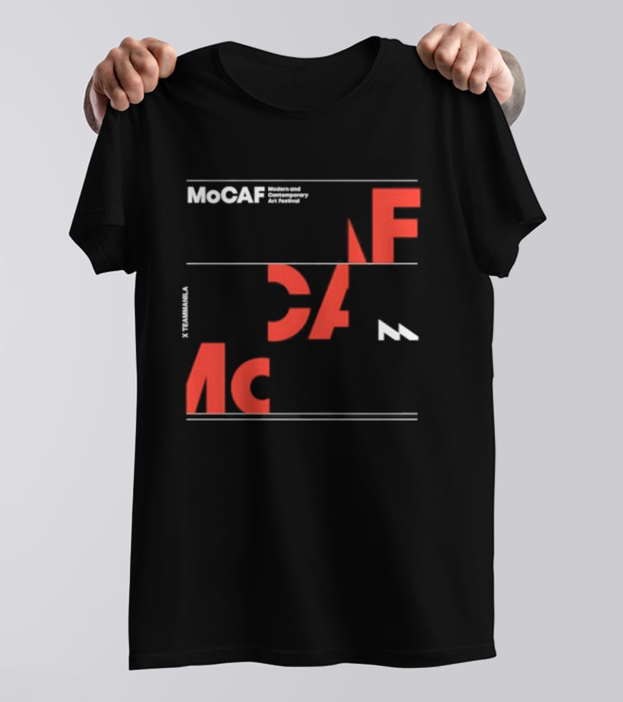 MoCAF Modern Contemporary Festival TeamManila Collaboration T-Shirt