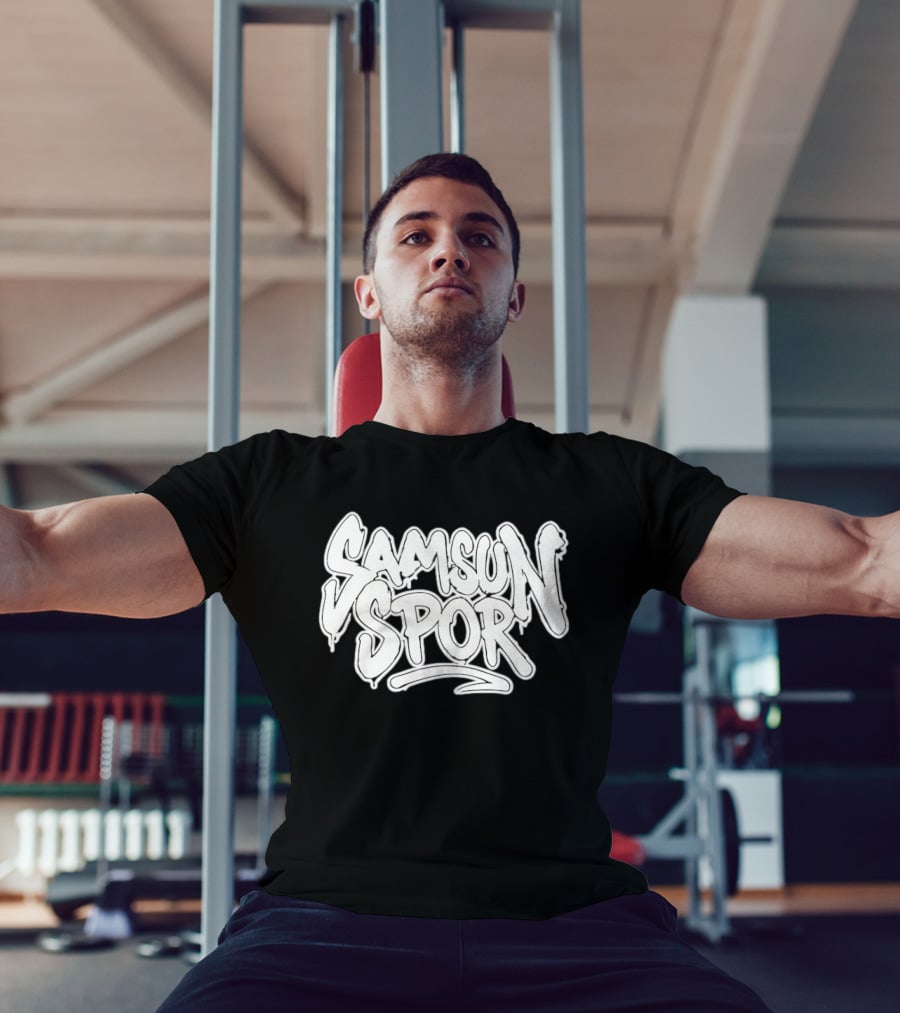 Samsunspor Graffiti Style Bold Lettering T-Shirt