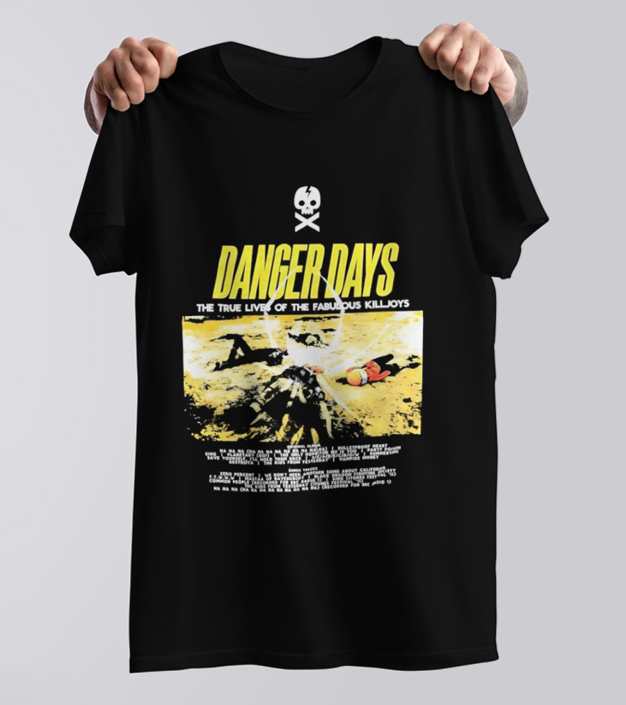 Danger Days The True Lives Of The Fabulous Killjoys Album Cover Art My Chemical Romance T-Shirt