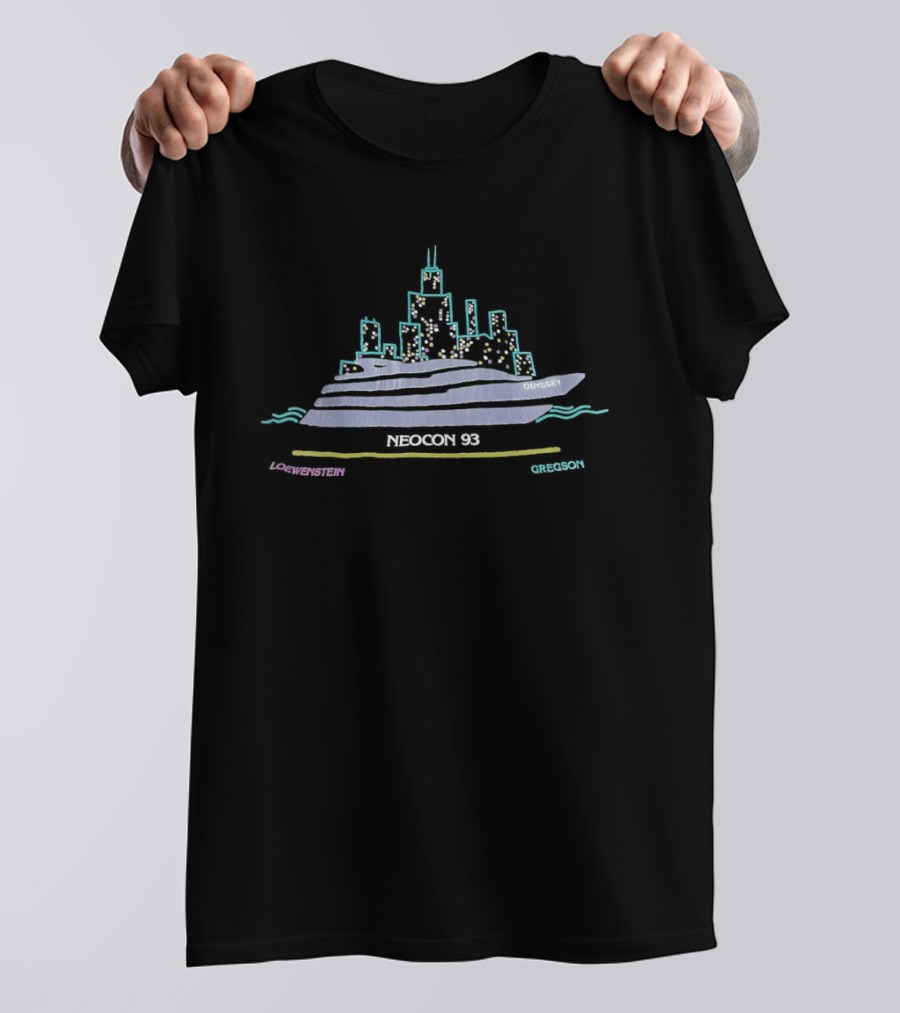 Neocon 93 Odyssey Gregson Loewenstein Chicago Skyline T-Shirt
