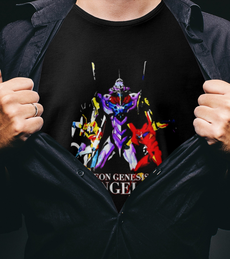 Neon Genesis Evangelion Eva Unit 01 Unit 00 Unit 02 T-Shirt