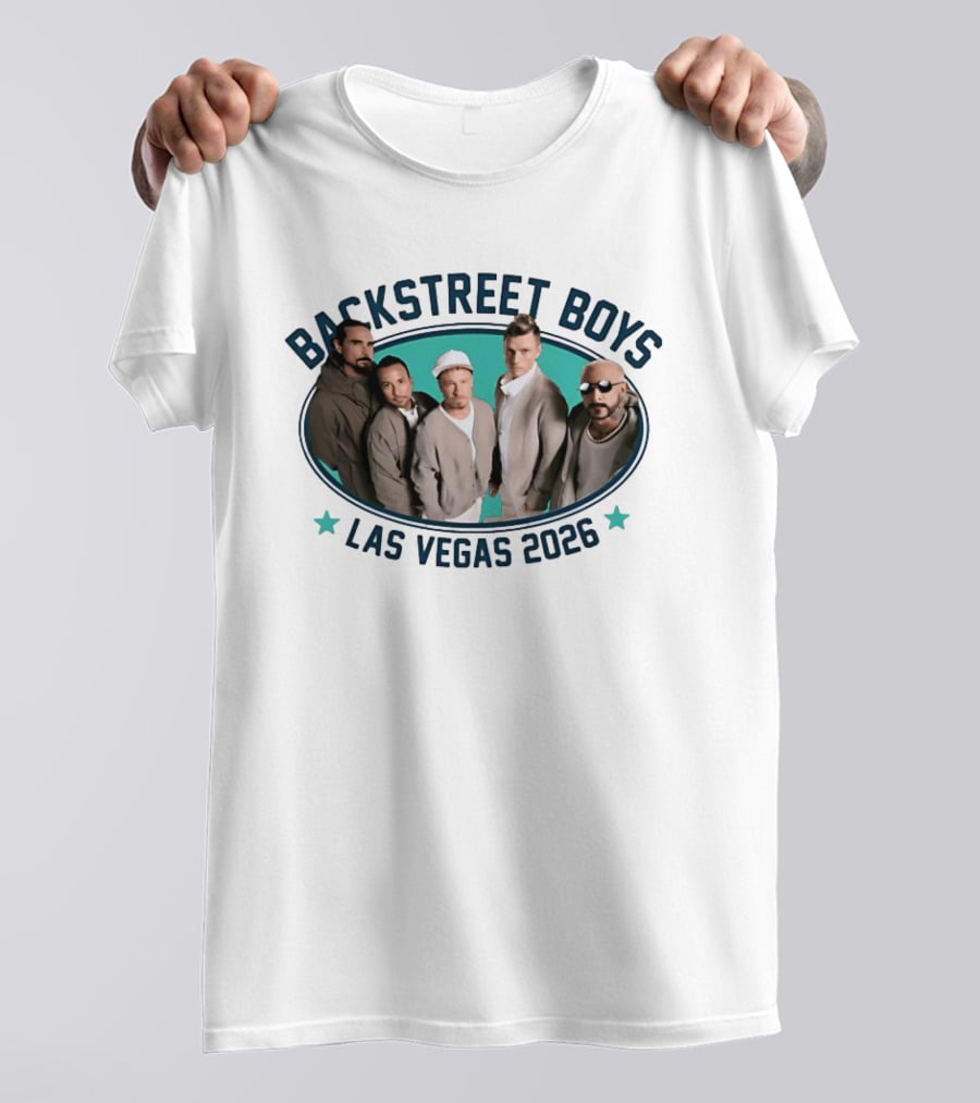 Backstreet Boys Las Vegas 2026 Reunion Event With Boy Band Legends T-Shirt