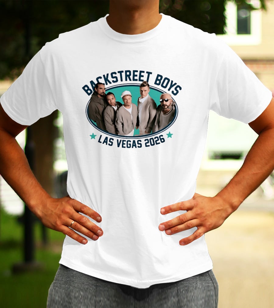 Backstreet Boys Las Vegas 2026 Reunion Event With Boy Band Legends T-Shirt