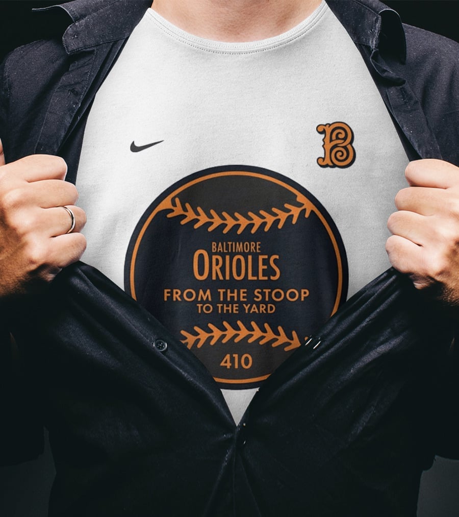 Baltimore Orioles From The Stoop To The Yard 410 Nike B T-Shirt