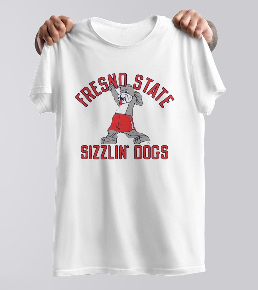Fresno State Sizzlin' Dogs Bulldog Basketball Sports Team T-Shirt