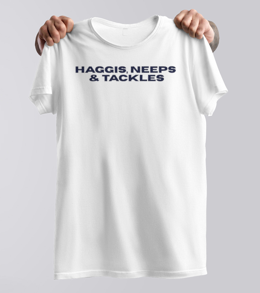 Haggis Neeps & Tackles Scottish Rugby T-Shirt