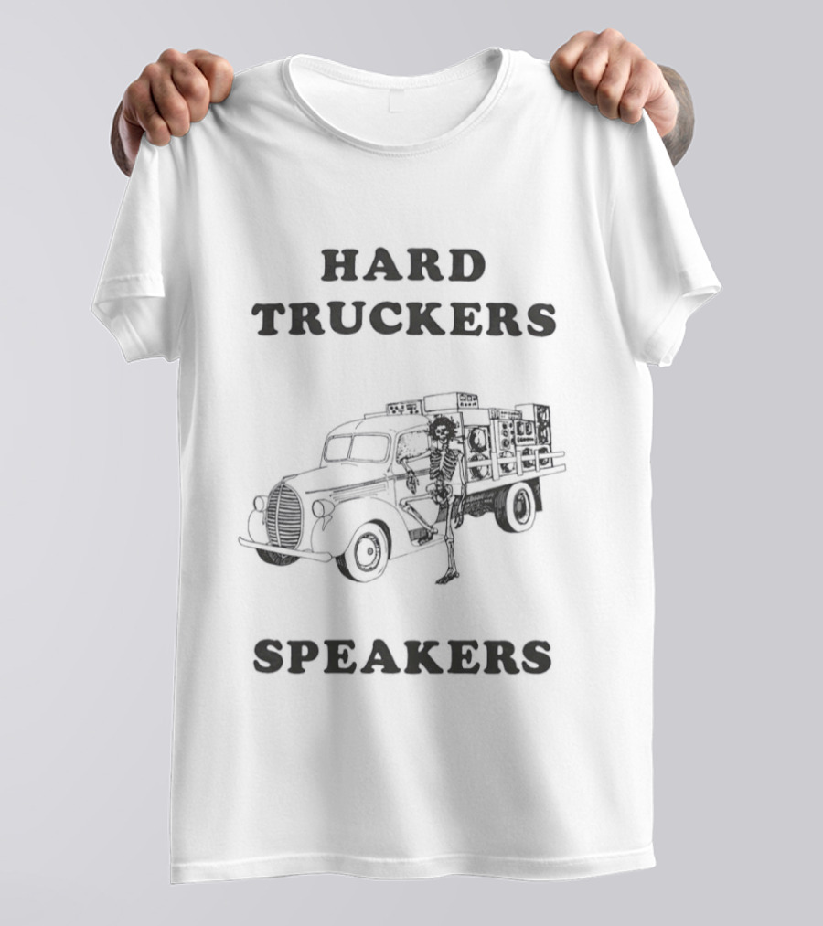Hard Truckers Speakers Grateful Dead Skeleton Truck T-Shirt