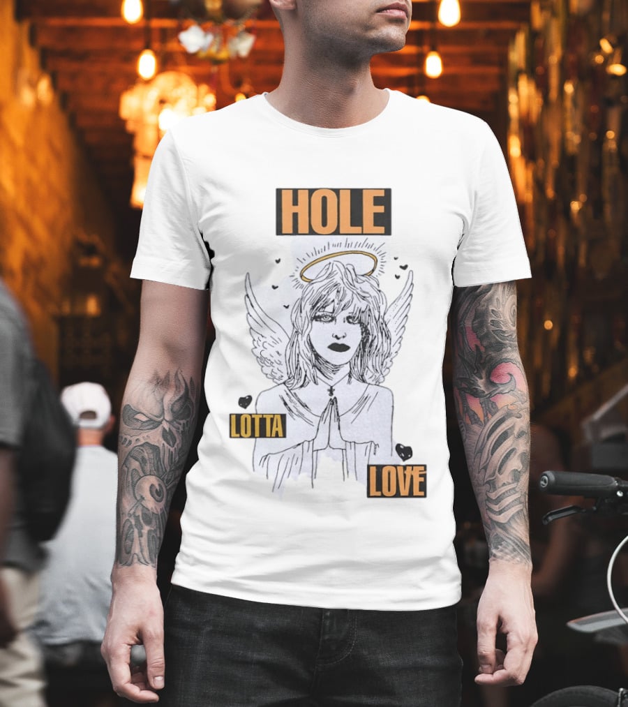 Hole Lotta Love Angel 90s Grunge Alternative Rock Fashion T-Shirt