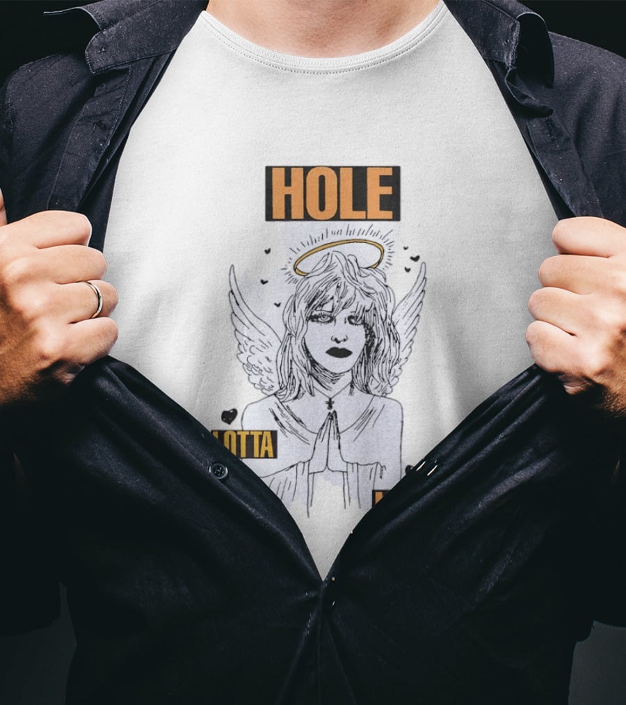 Hole Lotta Love Angel 90s Grunge Alternative Rock Fashion T-Shirt
