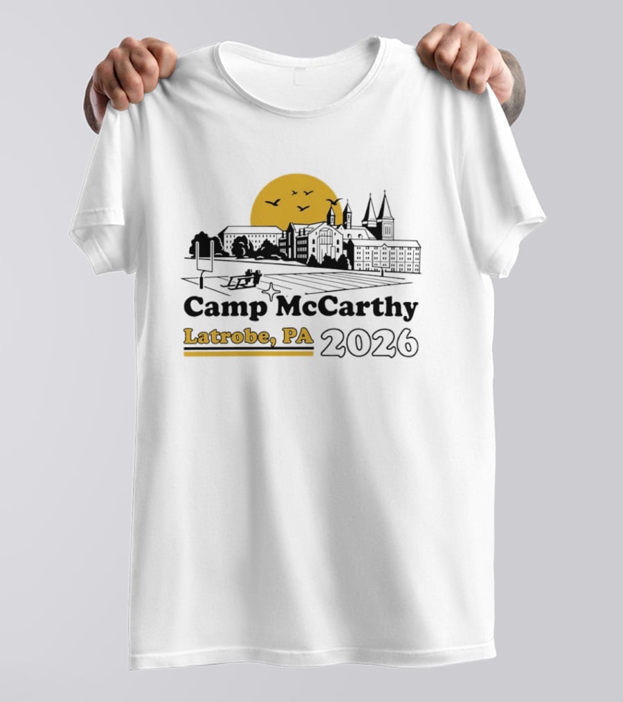 Camp McCarthy Latrobe PA 2026 Sunset T-Shirt