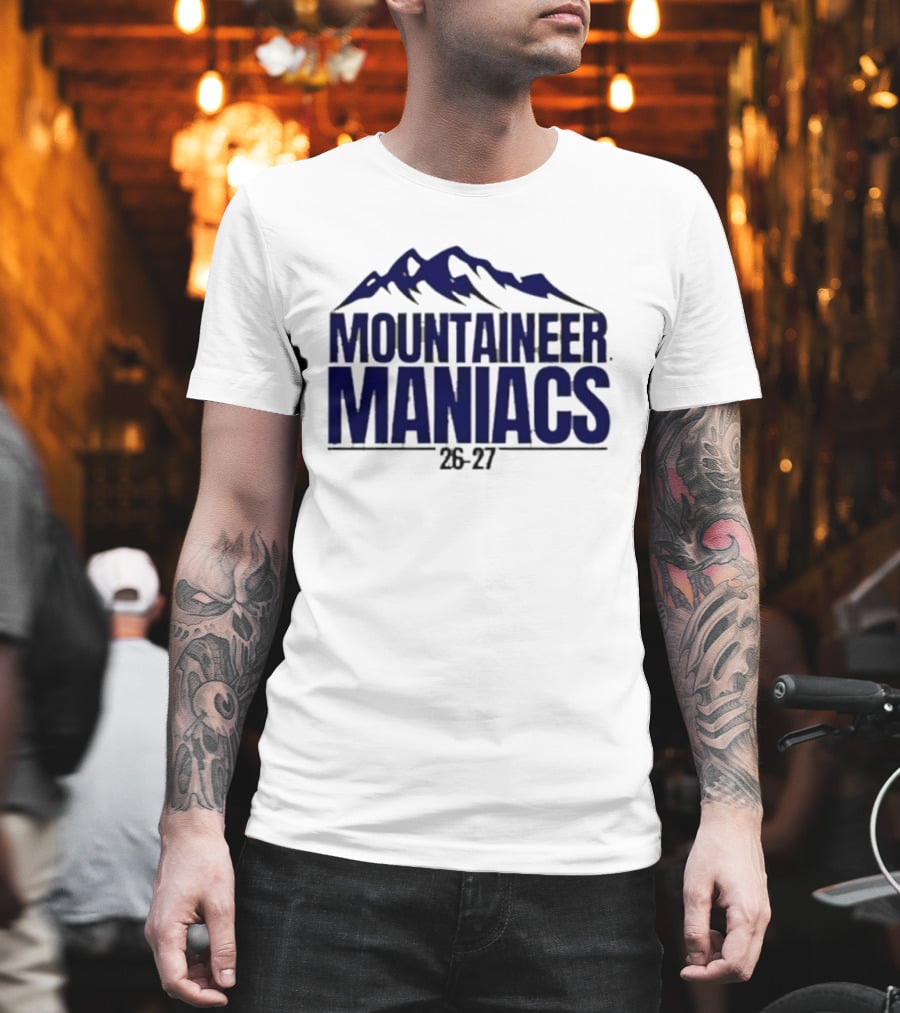 Mountaineer Maniacs 2026 2027 Mountain T-Shirt