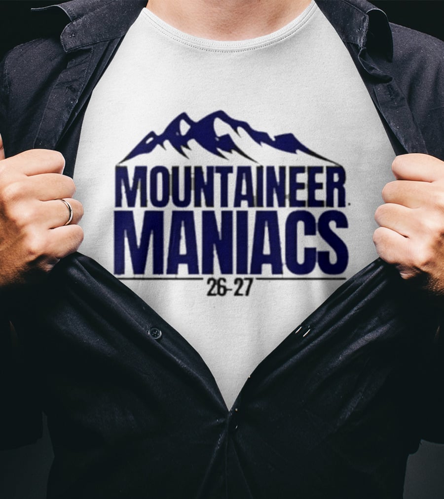 Mountaineer Maniacs 2026 2027 Mountain T-Shirt