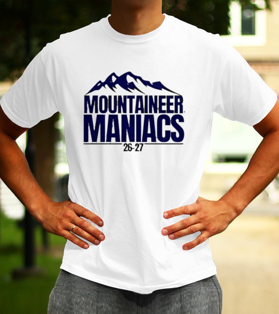 Mountaineer Maniacs 2026 2027 Mountain T-Shirt