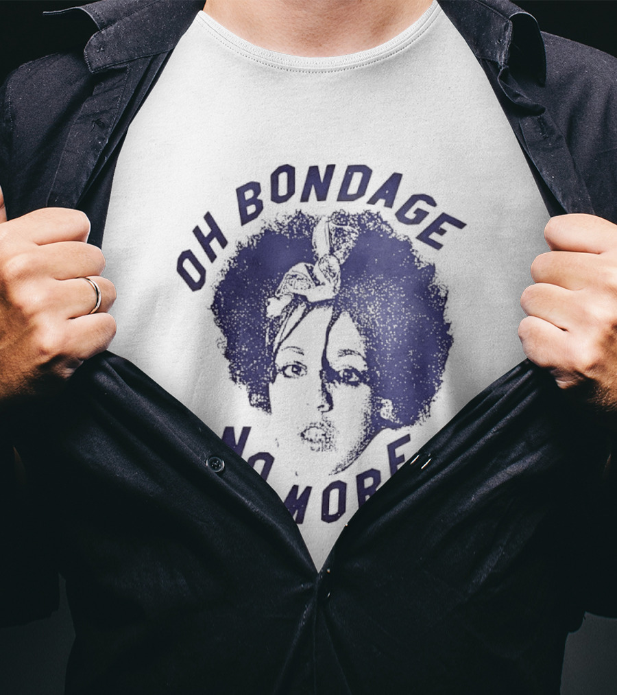 Oh Bondage No More X Ray Spex Poly Styrene Iconic Punk Image T-Shirt