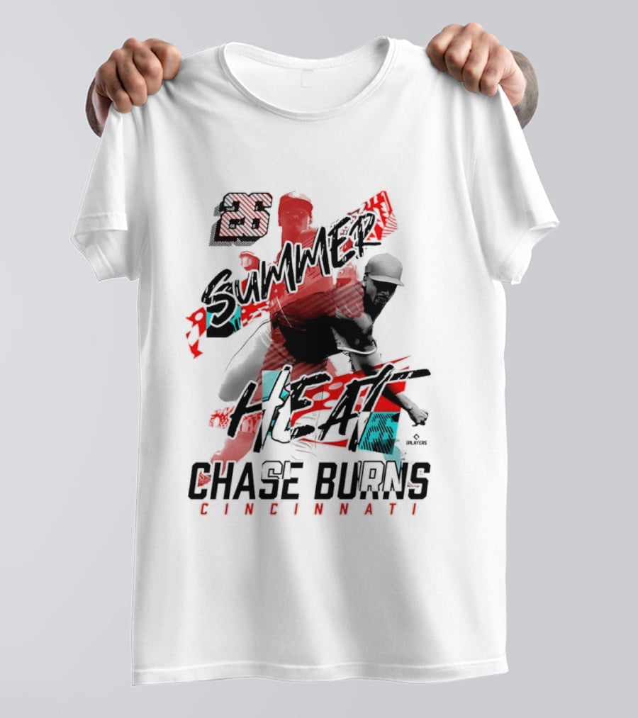 26 Summer Heat Chase Burns Cincinnati Reds T-Shirt