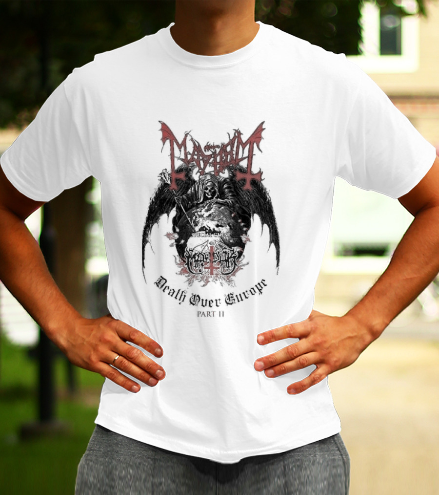 Original Mayhem Death Over Europe Part 2 2026 Tour October Official Merchandise T-Shirt