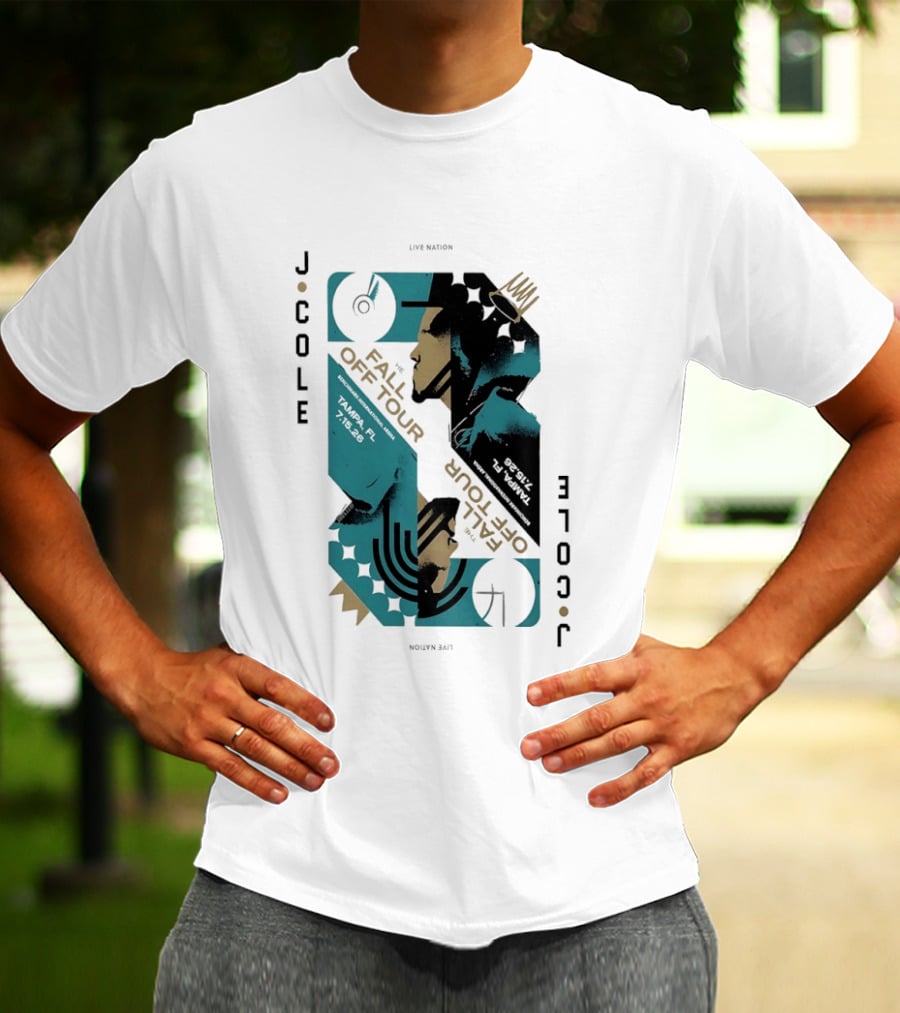 J Cole Live Nation The Fall Off Tour Tampa 2026 T-Shirt