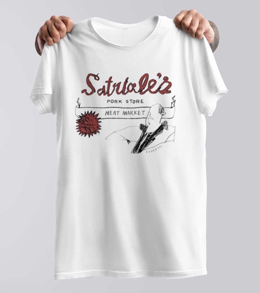 Satriale's Pork Store Meat Market Gabagool Drawing T-Shirt