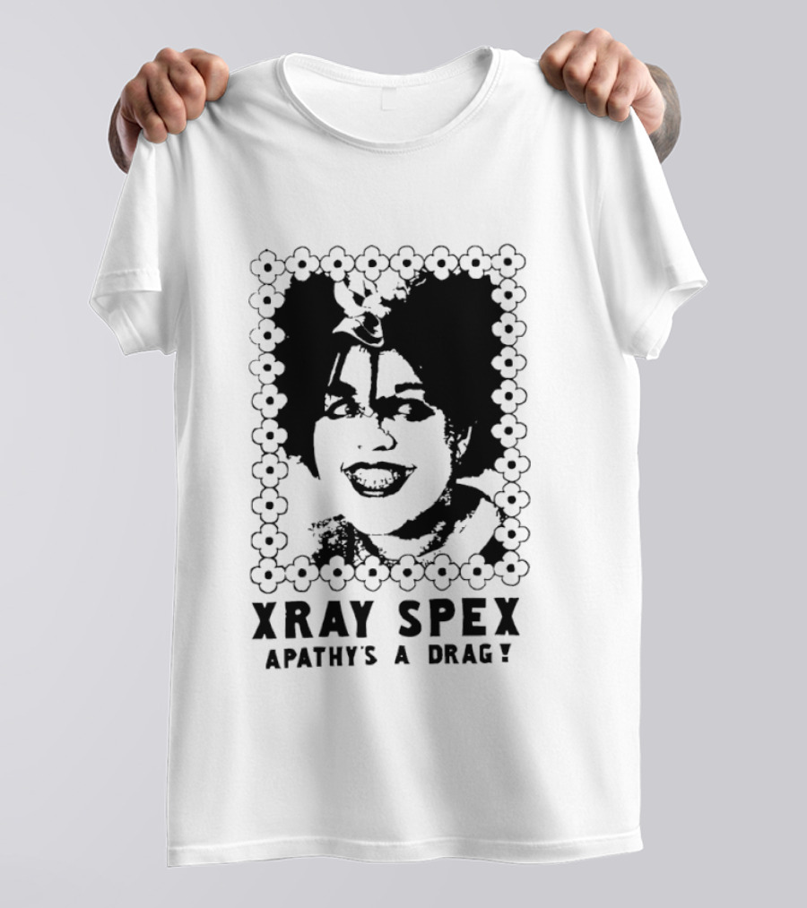 X Ray Spex Apathy's A Drag Poly Styrene Iconic Punk T-Shirt