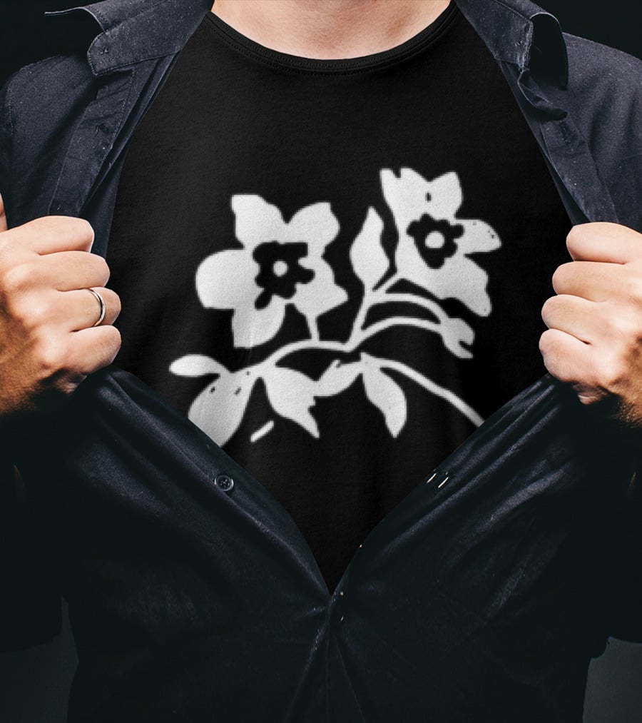 Flower It Was Time This Whole Time 2 Sided T-Shirt