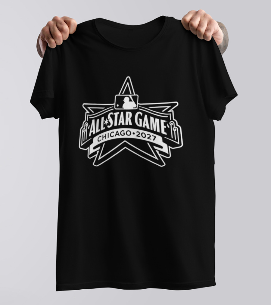 Chicago Cubs 2027 MLB All Star Game Logo Star T-Shirt