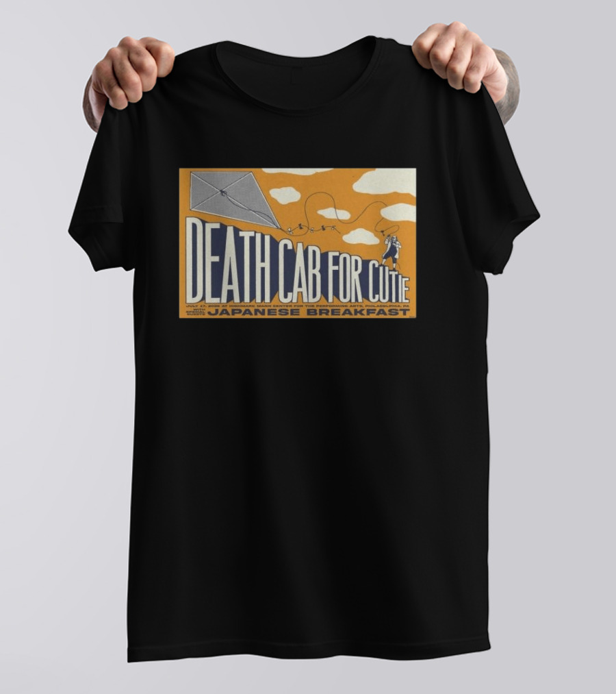 Death Cab For Cutie With Japanese Breakfast TD Pavilion Philadelphia PA July 17 2026 Kite T-Shirt