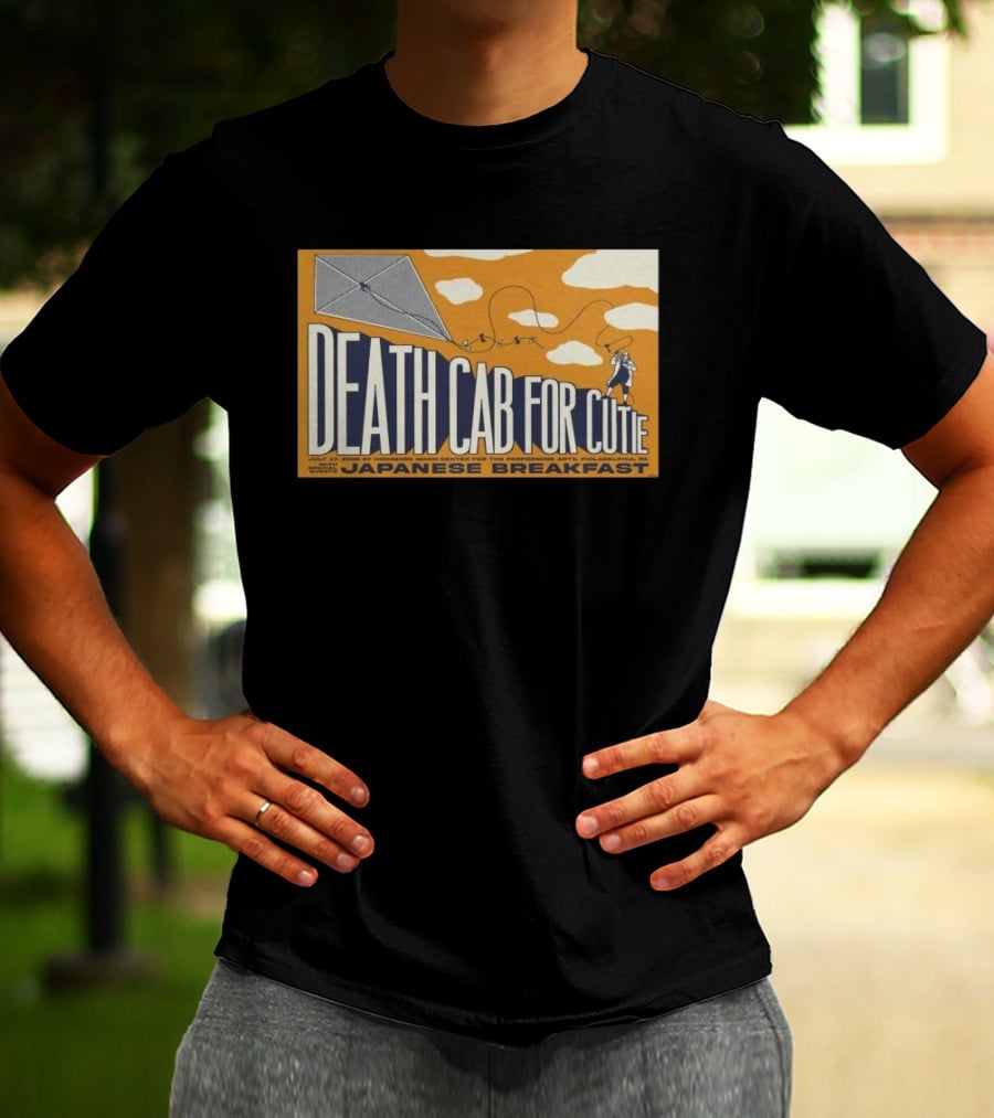 Death Cab For Cutie With Japanese Breakfast TD Pavilion Philadelphia PA July 17 2026 Kite T-Shirt
