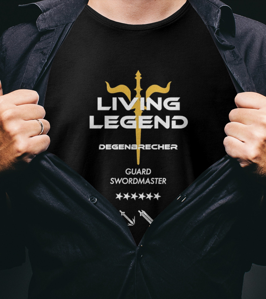 Degenbrecher Living Legend Guard Swordmaster Five Star Rating T-Shirt