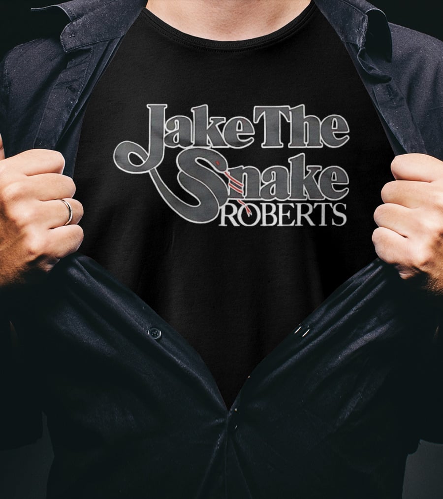Jake The Snake Roberts WWE Wrestling Iconic Name T-Shirt