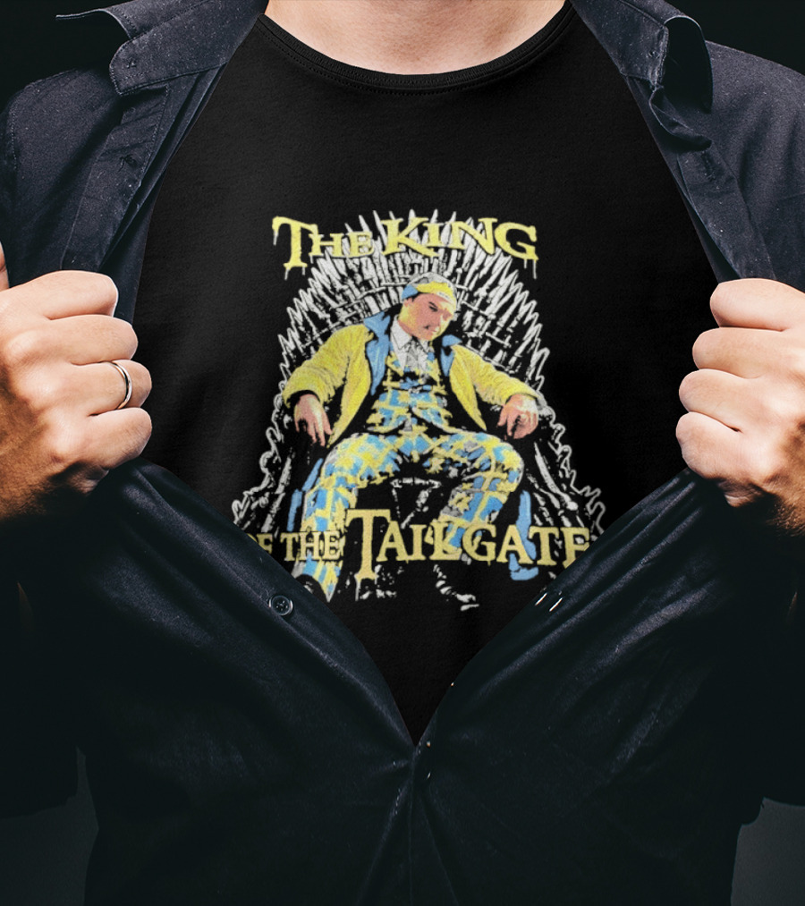Jerry Lawler The King Of The Tailgate Throne Outfit T-Shirt