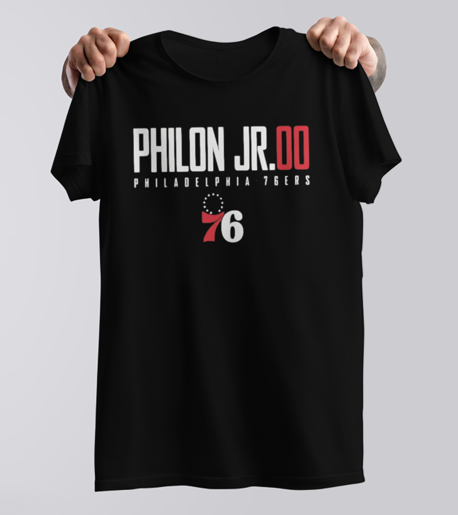 Labaron Philon Jr. 00 Philadelphia 76ers 76 T-Shirt