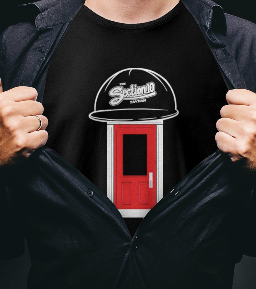 Section 10 Red Tavern Door Fenway Style Hat T-Shirt