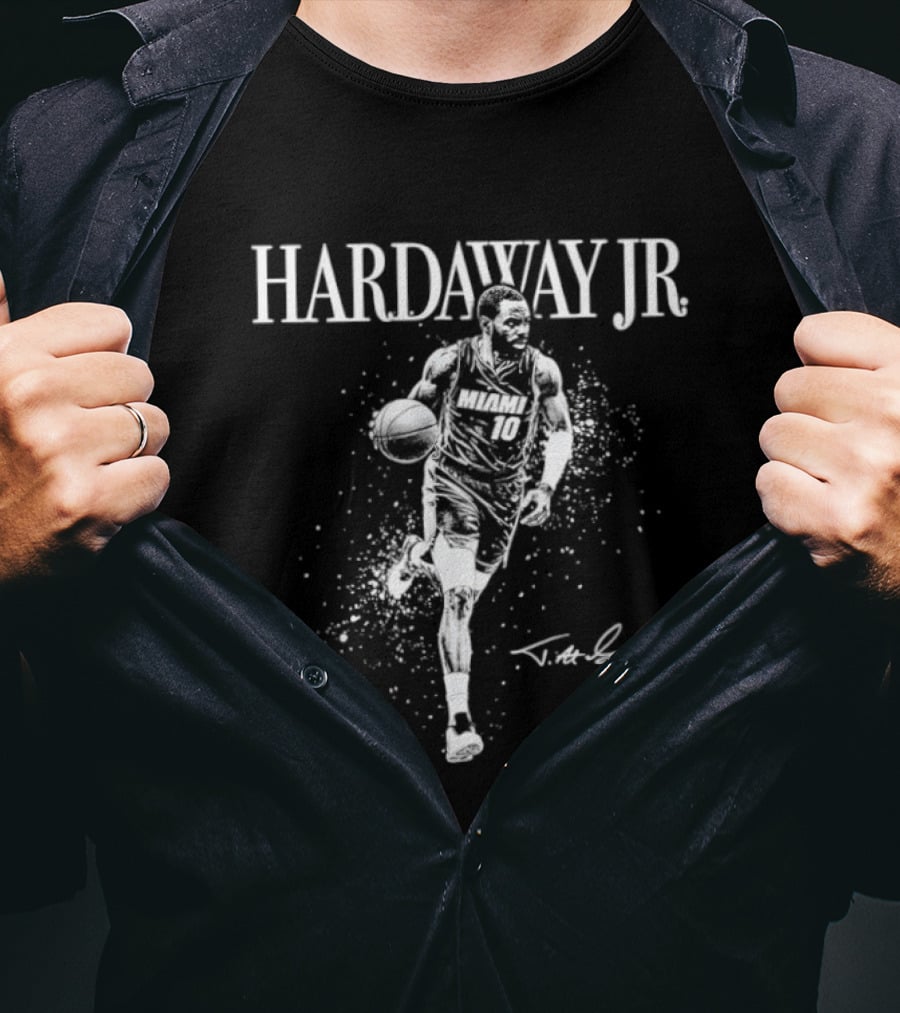 Hardaway Jr. Miami Heat Basketball Tim Signature T-Shirt