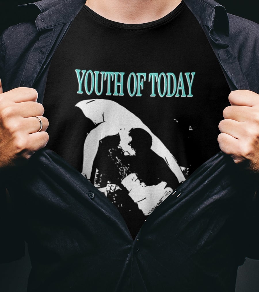 Youth Of Today Physically Strong Morally Straight Positive Youth 2 Sided Band Merch T-Shirt