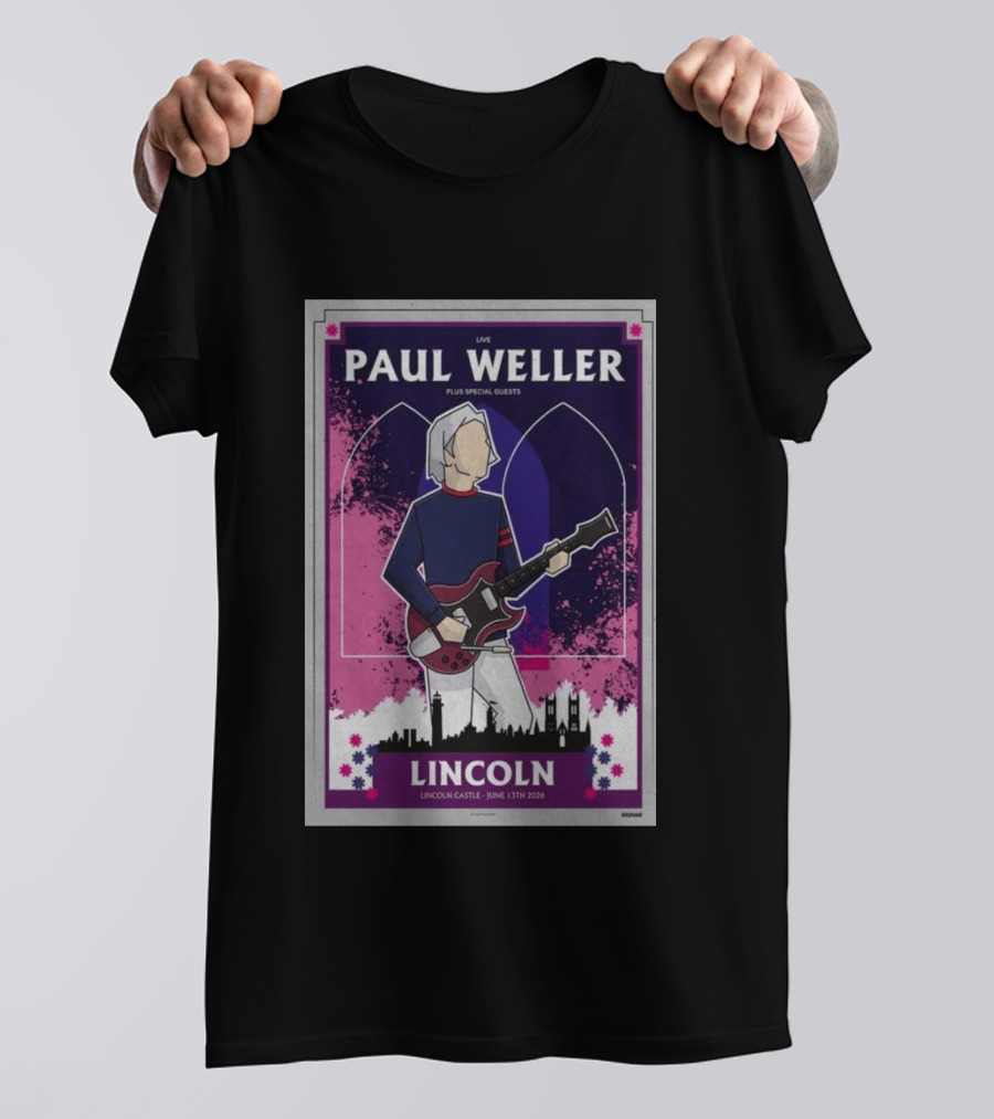 LIVE Paul Weller Plus Special Guests Lincoln Castle June 13th 2026 T-Shirt